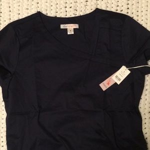 Koi STRETCH navy scrub top